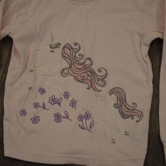 Carter's Light Pink Unicorn PJ's - Picture 3 of 6